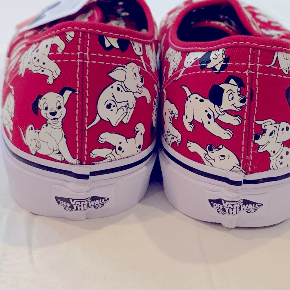 Vans X Disney 101 Dalmatians Red Vans Sneakers RARE & Cool Collector’s Item - Picture 2 of 12